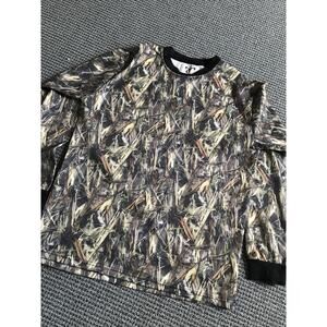 True Timber Camo Shirt Mens Medium Hunting Long Sleeve Thermal Outdoor